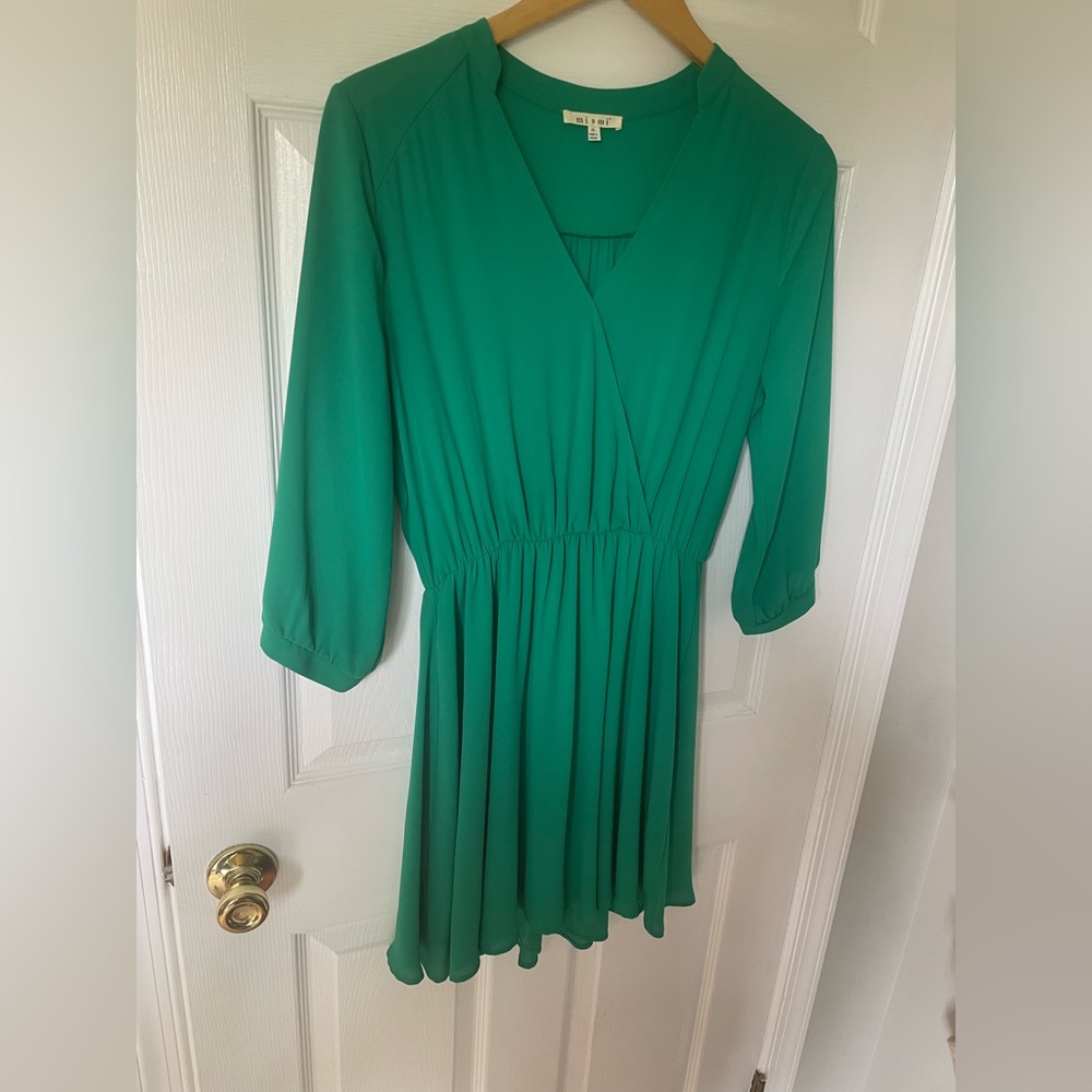 Miami green dress